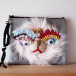 <再入荷!>Lion clutch/pink