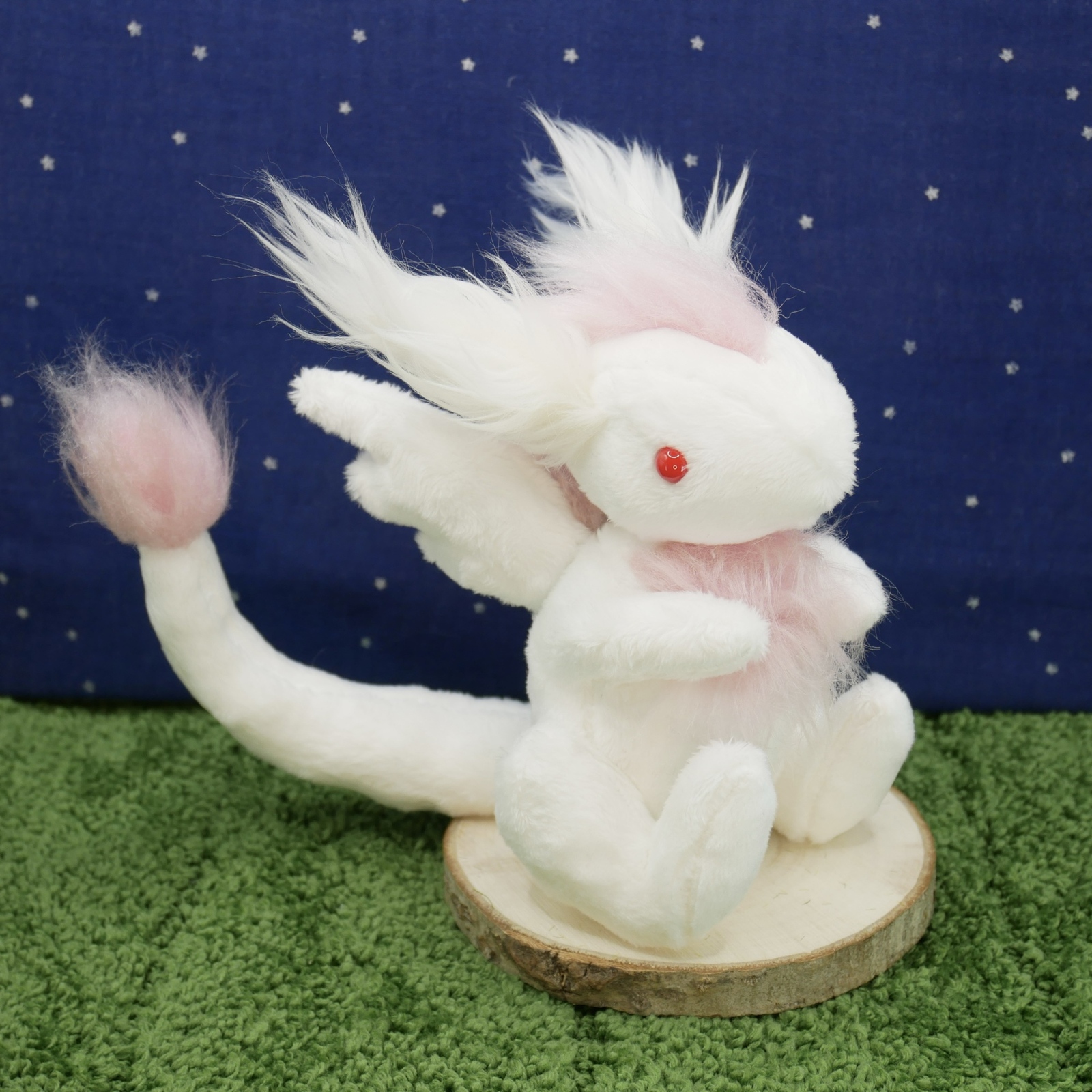 国内作家様 ハンドメイドぬいぐるみ 幻獣（ピンク）17㎝ 2026年最新幻