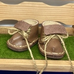 革細工　メルちゃんサイズブーツ　miniature boots.