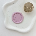 【25mm】シーリングスタンプ風♥Merci