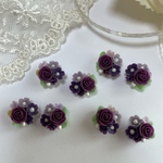 薔薇  パーツ　ブーケ　23 rose cabochon