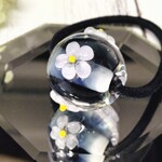 [H-361]  春花のとんぼ玉・ヘアゴム③