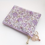 IBERTY　Felicite　フェリシテ　2011ES　パープル系　仕切り付きminiポーチ　◆コインケースにも♪