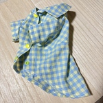 犬服　完成品値引き　ふわふわコットンシャツ