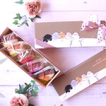 母の日ギフトにもおすすめ☆数量限定☆ネコさんのギフトBOX☆季節のケーキ4種5個入り☆