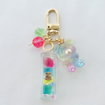 ANIMAL BOX♡鉱石ベア　　シャカシャカ　キーホルダー　レジン　アニマル　スイーツ　プレゼント　ミニチュア　フェイクスイーツ　鉱石　ジュエル　マルチカラー　虹色　