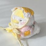 たまご焼きおにぎりのあひる　たまのぬいぐるみ
