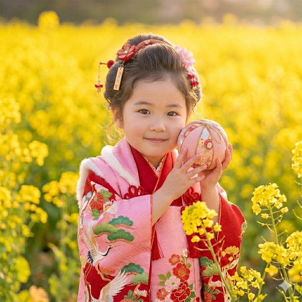 七五三写真のお供に♡】七五三写真撮影 手毬 小物 着物 着物小物