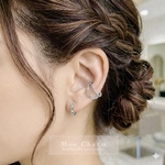 《再販》silver/gold フープ イヤリング(バネタイプ)♢hoopピアス風