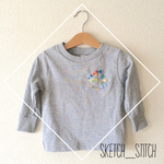 刺繍ロンT子供服
