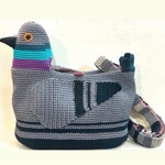 手編み 鳩ポシェット