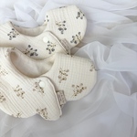 【新作】reversible flower bib