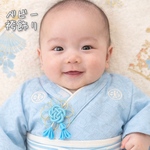 水引とつまみ細工のクリップ☆袴にチョイ足し☆お宮参り/お食い初めに/初節句/こどもの日/端午の節句/七五三