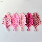 【5枚セット】北欧風アクリルたわし・エコで可愛いピンク系・洗剤いらずで地球に優しい・抗菌防臭加工糸使用・個装