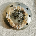 【1連15コセット】JIRI＊IVANA#czech beadsチェコビーズ　flower13✖️12㍉ mixassort /bronze