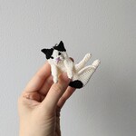 リップ&ハンコケース☆ハチワレ猫 黒