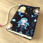 【文庫本カバー】人魚と星の海 ブックカバー しおり付き