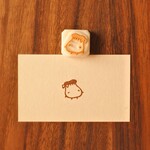 エリンギの女の子の消しゴムはんこ