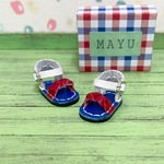 オビツ11メッシュサンダル（トリコロール・金具銀）