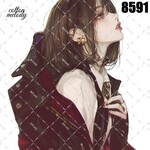 original sticker « no.8591 »     //     人物ステッカー オリジナルステッカー オリジナル人物ステッカー ステッカー cotton melody