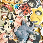 【A218-Mコラージュ素材】Glee紙モノ/シール ジャンクジャーナル　猫　デザインペーパー　ヴィンテージ  レトロ　