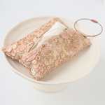 ポケットティッシュカバー　インド刺繍生地