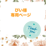 ぴい様専用ページ♡.+*:゜+。♡.+*:゜+。♡.+*:゜+。♡.+*:゜+。