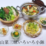 山菜三昧といろいろ小鉢