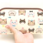 ラクチン♪長財布「したり顔にゃんこ」