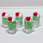 ミニチュア ドリンク クリームソーダ かわいい ジョッキ