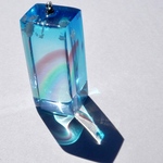 【受注生産】雲レジン☆お空のきろく☆虹の架け橋☆オススメ紐ペンダント