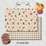 【sewing bear】デザインペーパー　10枚