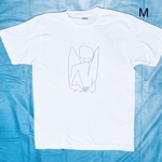 パウル・クレー　忘れっぽい天使　綿5.6オンスTシャツ Mサイズ白　SMLも有り