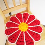 お花のお座布団☆円座042