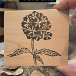 【26.5セール品】絆をつなぐ花｜バーベナのボタニカルスタンプ｜花言葉「家族の和合」