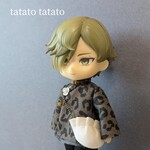 チャイナトップス(レオパード)＋餃子バッグのセット