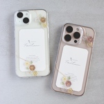 コスモスのケース iPhone/Android全機種対応 iPhone17iPhone15 iPhone16 レジン iPhoneケース 