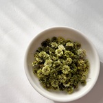 【 D モスグリーン 】かすみ草　大容量　中間色　濃色　ドライフラワー　染め　国産　高品質　大 中 小サイズ　レジン　ネイル　ハンドメイド　素材　資材　花材