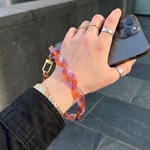 ハンドストラップ【全11色からオーダーメイド】 スマホストラップ 軽量 クリア PVC 防水  落下防止 フェス 仕事【minneオープン記念価格】※在庫無くなり次第終了