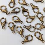 アクサせりーパーツ カニカン 金古美 留め金具 12mm 40個[4582434312455] 