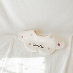 【 お花見におすすめ◎  】"名入れ可"オリジナル 桜の花びら刺繍スタイ 360°スタイ コットン 出産祝い お花見 桜
