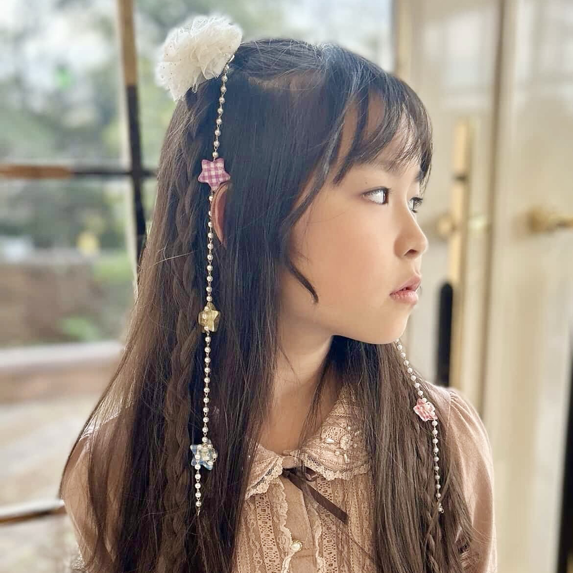 新発売！特別価格で販売中♡甘かわ♡お姫様ヘアクリップ｜シュシュ風