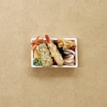 ミニチュアフード「うどん弁当」