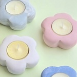 お花のティーライトキャンドルホルダーのセット｜誕生日プレゼントやギフトにも｜ジェスモナイト｜送料無料 