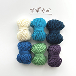 【材料】単色opal毛糸✳︎すずやか✳︎小巻セット(6玉)✳︎opal毛糸✳︎少量毛糸✳︎カラフル毛糸