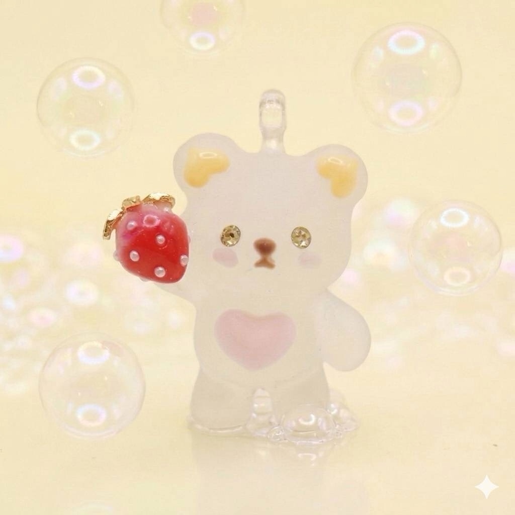 ①くまちゃん˶⊃︎ᐢ•˕•ᐢ⊂˶ ひんやりシャーベットカラーアンブレラ