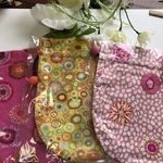 巾着3個セット＊ケイフファセット＊ハンドメイド＊手作り小物