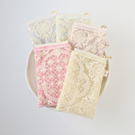 5色セット　6cmファスナー×10.5cm  インド刺繍リボン