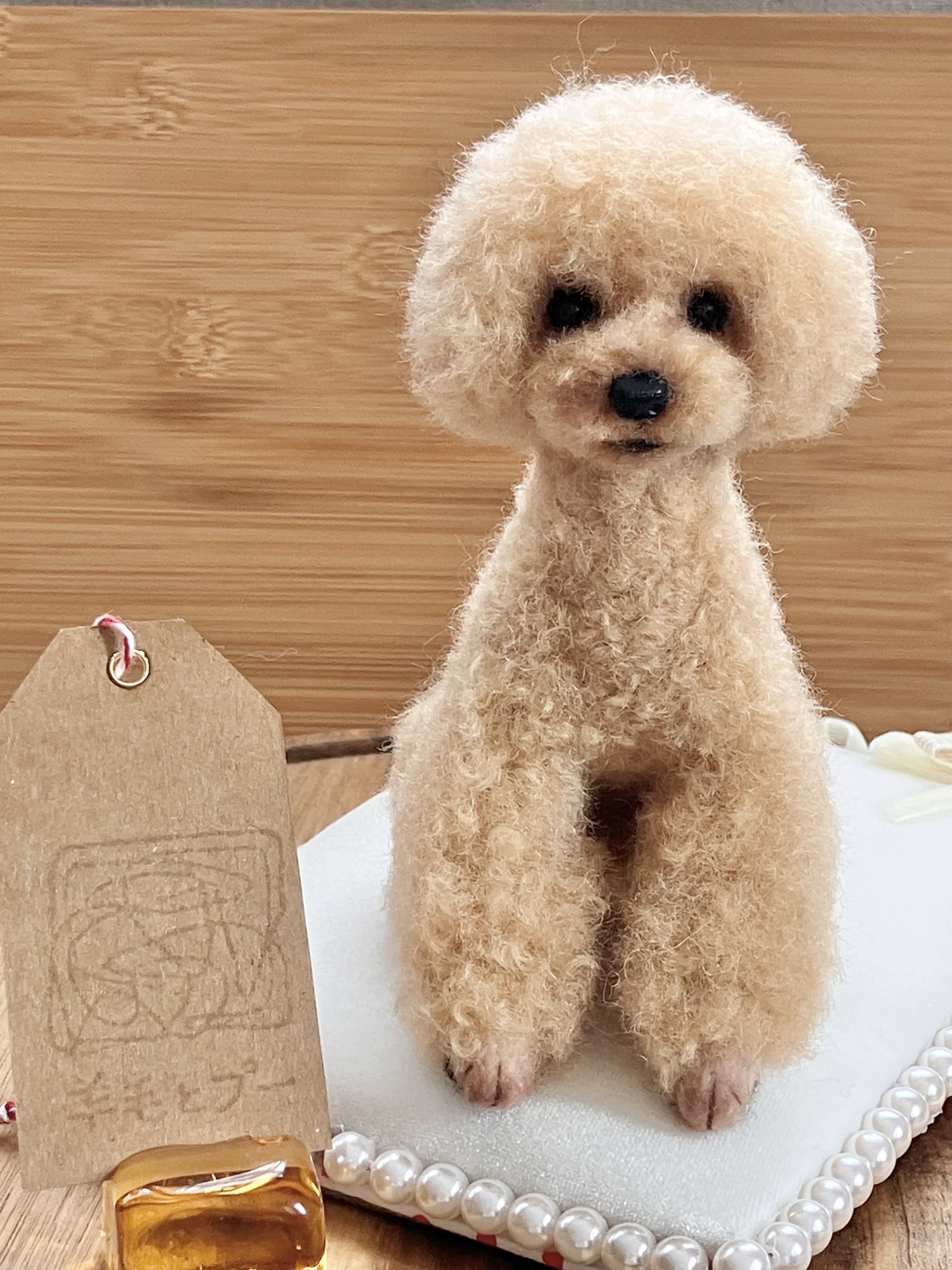 ❤️10％OFF❤️【羊毛フェルトのダルメシアンちゃん】ハンドメイド