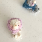 お昼寝*ちびくまちゃん*生成り